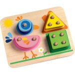 Jouet d'veil en bois - 1 - 2 - 3 - 4 oiseau