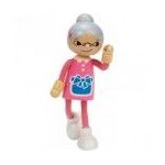 Jouet hape - figurine grand - m�re en bois pour maison de poup�e en bois