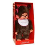 Kiki - monchhichi - peluche fille avec des tresses 45cm
