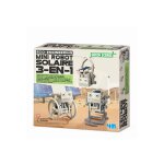 Kit de fabrication green science : mini robot solaire 3 en 1