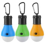 Lanterne portable impermable a led avec crochet, 3 pices, eclairage de tente, lampe d'urgence, lampe ...