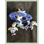Lapin bonbon mobile musical bois - bleu - doudou et compagnie Lapin bonbon mobile musical bois - bleu - doudou et compagnie