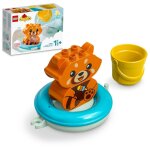 Lego 10964 - jouet de bain : le panda rouge flottant Lego 10964 - jouet de bain : le panda rouge flottant