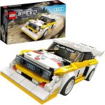 Lego 76897 speed champions 1985 audi sport quattro s1, maquette voiture de course, jouet fille garcon ...