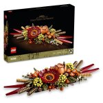 Lego botanicals - lego icons - le centre de table fleurs s�ch�es - 10314