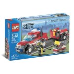 Lego city - le 4x4 des pompiers et sa remorque - 7942
