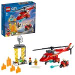 Lego city - l'h�licopt�re de secours des pompiers - 60281