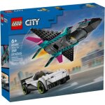 Lego city - le jet contre la voiture - 60489