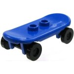 Lego city loose accessory blue skateboard