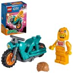 Lego city - la moto de cascade du poulet - 60310