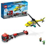 Lego city - le transport de l'h�licopt�re de secours - 60343