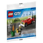 Lego city - la voiture de pompiers (polybag) - 30347