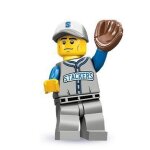 Lego figurines  collectionner: baseball fielder mini - figurine (srie 10)
