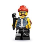 Lego figurines à collectionner: motorcycle mécanicien mini - figurine (série 10) Lego figurines à collectionner: motorcycle mécanicien mini - figurine (série 10)