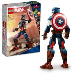 Lego marvel - la figurine de captain america - 76258