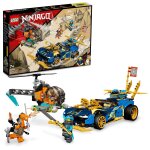 Lego ninjago - la voiture de course de jay et nya - evolution - 71776
