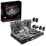 Lego star wars - diorama de la poursuite dans les tranch�es de l'etoile de la mort - 75329