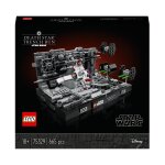 Lego star wars - diorama de la poursuite dans les tranches de l'etoile de la mort - 75329