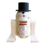 Lego star wars: r2 - d2 noël bonhomme de neige mini - figurine avec chapeau haut de forme Lego star wars: r2 - d2 noël bonhomme de neige mini - figurine avec chapeau haut de forme