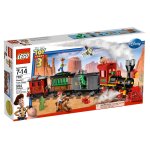 Lego toy story - course poursuite dans le train du far west - 7597