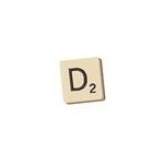 Lettre de scrabble  d