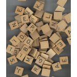 Lettres de scrabble (lot de 2 lettres)