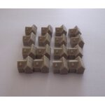 Lot de 12 maisons (8 simples + 4 doubles) pour jeu de monopoly city 3d