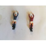 Lot de 2 joueurs de touche subbuteo delacoste sans support de base Lot de 2 joueurs de touche subbuteo delacoste sans support de base