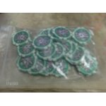 Lot : jetons de poker x 60 - verts / rouge / violets