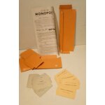 Lot de mode d'emploi jeu de monopoly, cartes jeu de la chance, caisse de communaut. . .