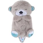 Ma loutre clin bonne nuit peluche - peluche musicale bebe loutre qui respire musicale et lumineuse - ...
