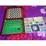 Malette de jeux en bois, garnier cornil prestige