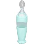 Mangeoire pour bb, conception de scurit pour bb en silicone cuillre a biberon polyvalente facile ...