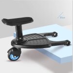 Marche pied pour poussette universelle, mini buggy board roue a 360 planche poussette pdale pliable ...