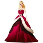 Mattel - poupe - barbie collector joyeux noel 2007