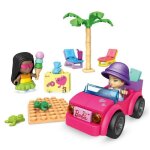 Mega construx barbie - coffret aventures a la plage - jeu de construction - des 4 ans