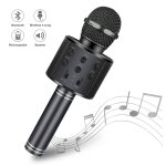 Microphone a main sans fil bluetooth, musique, chant, karaok�, micro, son pour sc�ne, jouet, haut - parleur, ...