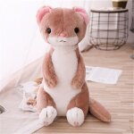 Mignon assis belette peluche peluche pluszaki jouets mignon furet poupe mignon enfant rconfortant poupes ...
