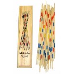 Mikados - coffret plumier de 40 pices en bois 26 cm