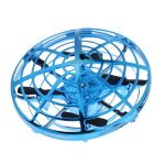 Mini ufo drone ballon volant jouet avion interactif dtection infrarouge magideal bleu