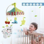 - #mobile musical lumineux bb, bb berceau musical mobile lit cloche bote a musique avec des lumires ...