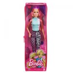 Mode et beaute barbie - barbie fashionistas legging damier et zbre - poupe mannequin - ds 3 ans