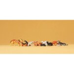 Mod�lisme ho figurines : chiens et chats - preiser