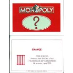 Monopoly cartes chance (complet 16 cartes)
