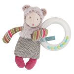 Moulin roty doudou souris les pachats 16 cm hochet anneau de dentition bille b�b� fille gar�on