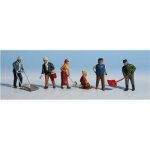 Noch - 15928 - modlisme ferroviaire - travaux en hiver - 6 figurines + accessoires - noch