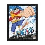 One piece cadre 3d lenticulaire gum gum pistolet