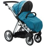 Oyster max poussette argent pack couleur pour assise ptrole