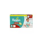 Pack 94 couches pampers baby dry pants taille 4