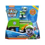 Pat patrouille : chien rocky et son camion poubelle vert avec fourche - figurine et vehicule - nouveaute ... Pat patrouille : chien rocky et son camion poubelle vert avec fourche - figurine et vehicule - nouveaute ...